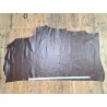 peau de cuir de veau lisse - terre d'ombre - cuir en stock