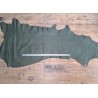 Bande vache grainée - kaki - maroquinerie - cuir en stock