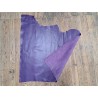 Morceau de cuir de veau lisse - Violet - B - Cuir en Stock