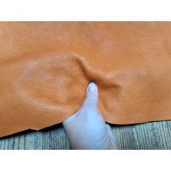 Demi peau - vache - brun orangé - cuirenstock