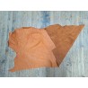 Morceau de cuir de vache - Brun orangé - A - Cuirenstock