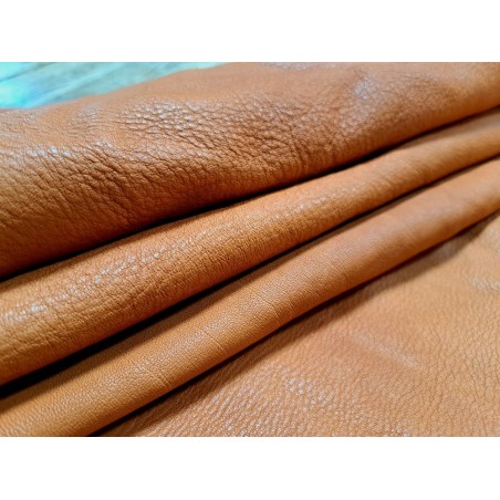 Demi peau - vache - brun orangé - Cuirenstock