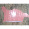 Demi-peau de cuir de veau lisse - Rose - Cuir en Stock