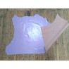 Morceau de cuir de veau lisse - Parme - Cuir en Stock