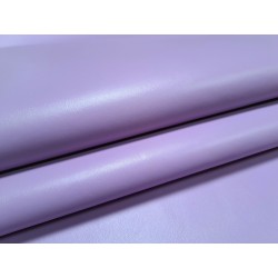 Demi-peau de cuir de vachette lisse mat - Parme - Cuir en Stock