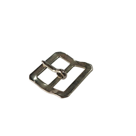 Petite boucle carré - Nickelé - 15 mm - Bouclerie - Cuirenstock