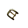 Petite boucle demi D - laiton - 15 mm - Cuir en stock