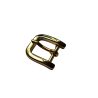Petite boucle demi D - fil épais - laiton - 15 mm - Cuir en Stock