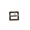 Boucle carrée- nickelé - 20 mm - ceinture - bouclerie - accessoires - cuirenstock
