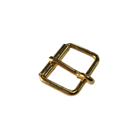 Boucle rectangulaire à rouleau - laiton - 20 mm - ceinture - bouclerie - accessoires - cuir en stock