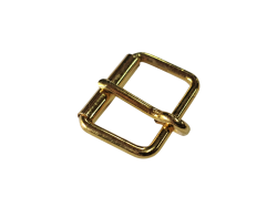 Boucle rectangulaire à rouleau - laiton - 20 mm - ceinture - bouclerie - accessoires - cuir en stock