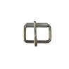 Boucle rectangulaire à rouleau - nickelé - 25 mm - ceinture - bouclerie - accessoires - cuirenstock