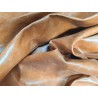 Morceau de cuir de vachette ciré pullup - Noisette - A - Cuir en Stock