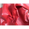 Morceau de cuir de vachette ciré pullup - Rouge flamboyant - B