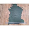 Cuir de mouton gros grains - Vert sapin - Cuir en Stock