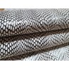 Cuir de mouton impression grain serpent - Maroquinerie - Cuir en Stock