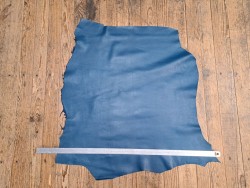Peau de cuir de mouton - Bleu denim