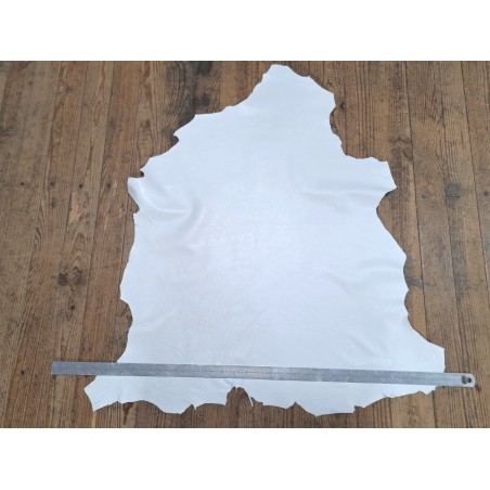 Cuir de mouton - Blanc - maroquinerie - Cuirenstock