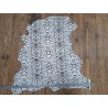 chèvre - zébré - blanc/noir - cuir en stock