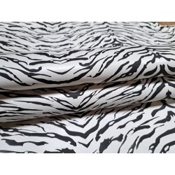chèvre - zébré - blanc/noir - cuirenstock