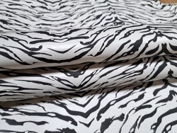 chèvre - zébré - blanc/noir - cuirenstock