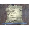 agneau - métallisé - or antique - Cuir en stock