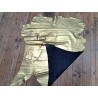 Peau de cuir d'agneau métallisé - Or antique - Cuir en Stock