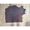 Morceau de cuir gras de vachette pullup  - Marron -A- Cuir en Stock