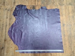 demi peau - vachette - pullup violet - cuir en stock