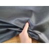Morceau de cuir de veau grain effet galuchat - Anthracite