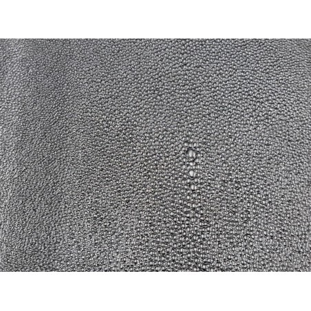 Morceau de cuir de veau grain effet galuchat - Anthracite