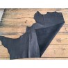Morceau de veau grain lézard effet lézard - Noir - Cuir en Stock