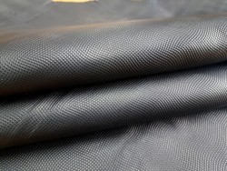 Morceau de veau grain lézard effet lézard - Noir - Cuir en Stock