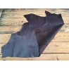 Morceau de cuir de veau grain effet chêne - Raisin - Cuir en Stock