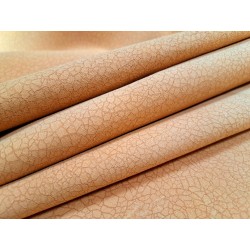 demi peau craquelé - jaune - maroquinerie - cuirenstock