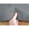 Peau de veau effet tressage - ondulé - gris vert - Maroquinerie - Cuir en Stock