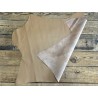 Croûte de cuir de veau pigmentée – SABLE - 2ème choix - Cuir en Stock