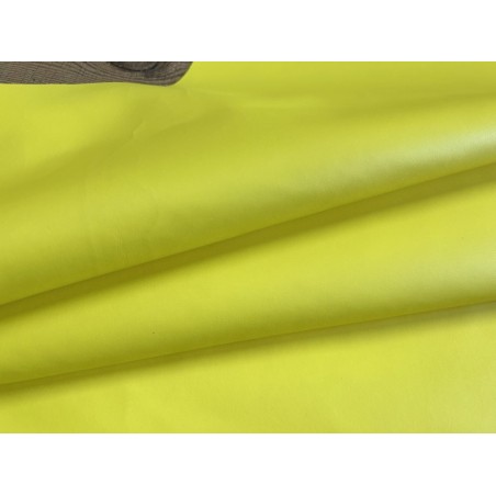 Croûte de cuir de veau pigmentée – JAUNE - 2ème choix - Cuir en Stock