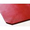 grain cuir de vache rouge objet déco bureautique tapis de souris Cuir en Stock