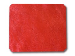 tapis de souris cuir vache rouge cuirenstock