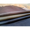 Lot de 3 peaux de cuir stretch - couleur diverses - Cuir en Stock