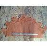 Morceau de cuir de taurillon pleine fleur -Marron gold - Cuirenstock