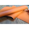 Demi-peau de cuir de vachette tannage ferme - orange - cuirenstock