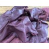 chutes de cuir d agneau bordeaux - maroquinerie accessoire luxe - cuir en stock