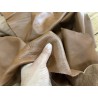 Chutes de cuir de vache fauve de qualité - ameublement maroquinerie - Cuir en Stock