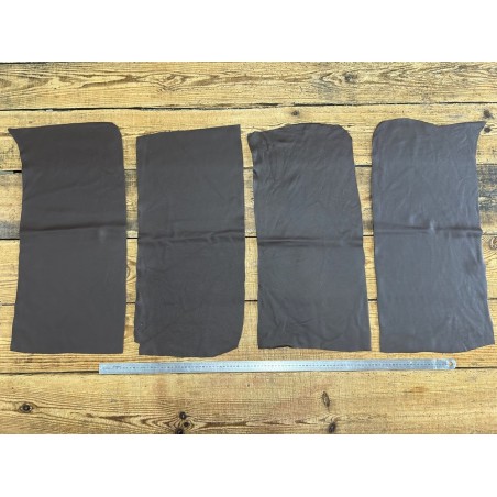 Chutes de cuir de vache marron de qualité - ameublement maroquinerie - Cuir en Stock