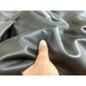 Chutes de cuir de vache noire de qualité - ameublement maroquinerie - Cuir en Stock