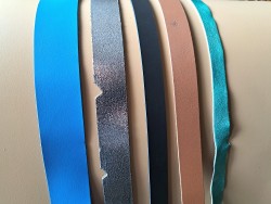 5 bandes de cuir classique ou à effet - 2ème choix