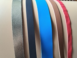 5 bandes de cuir classique ou à effet - 2ème choix