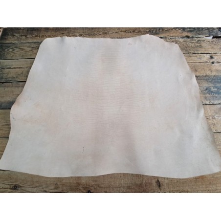 Collet de vache tannage végétal 2,1 mm – cuir naturel 2ᵉ choix